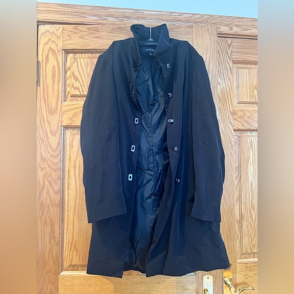 Anne Klein - Black Coat - Picture 3 of 15